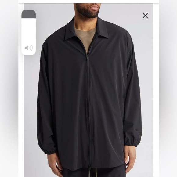 Essentials Fear of God Men's black Windbreaker Jacket Medium NWT - Picture 4 of 14